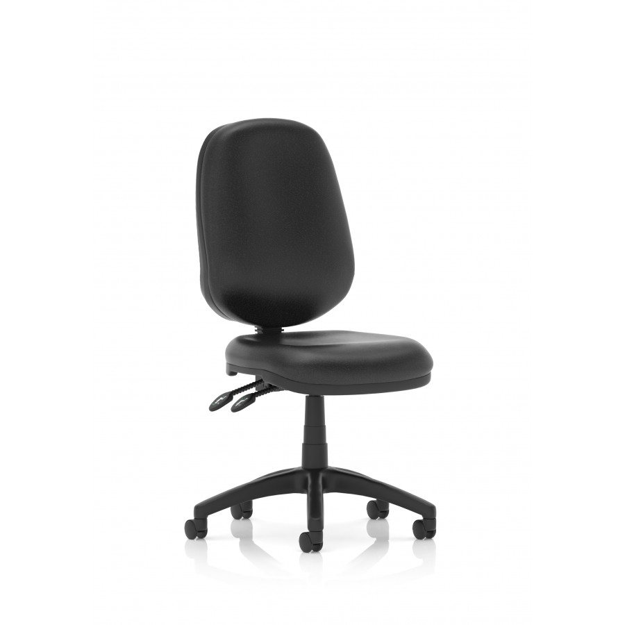 Eclipse 2 Lever Wipe Clean Leather Operator Chair